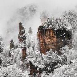 Zhangjiajie snow 