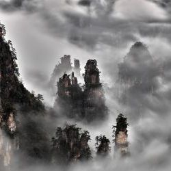 Mist in Zhangjiajie 