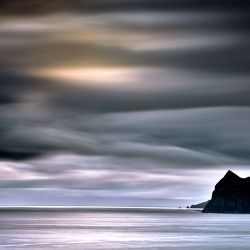 Moody Landscape Faroe Island 