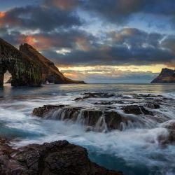 Landscape  in Faroe Island 