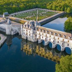 Aerial View Chateau de Chenonceau 