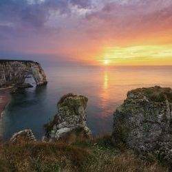 View Étretat Cliffs