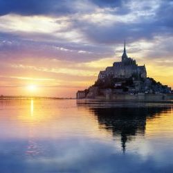 Bay Of Mont Saint Michel